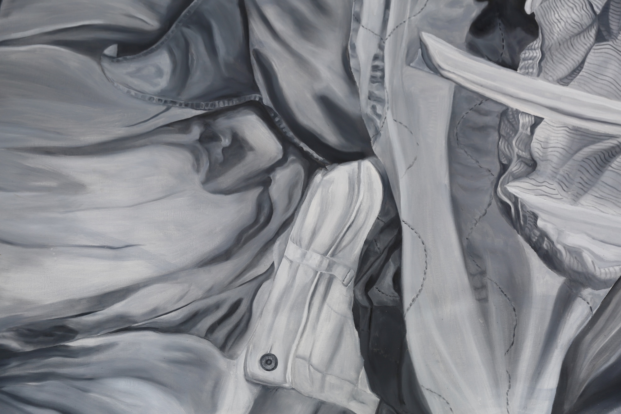 WZÓR painting — detail