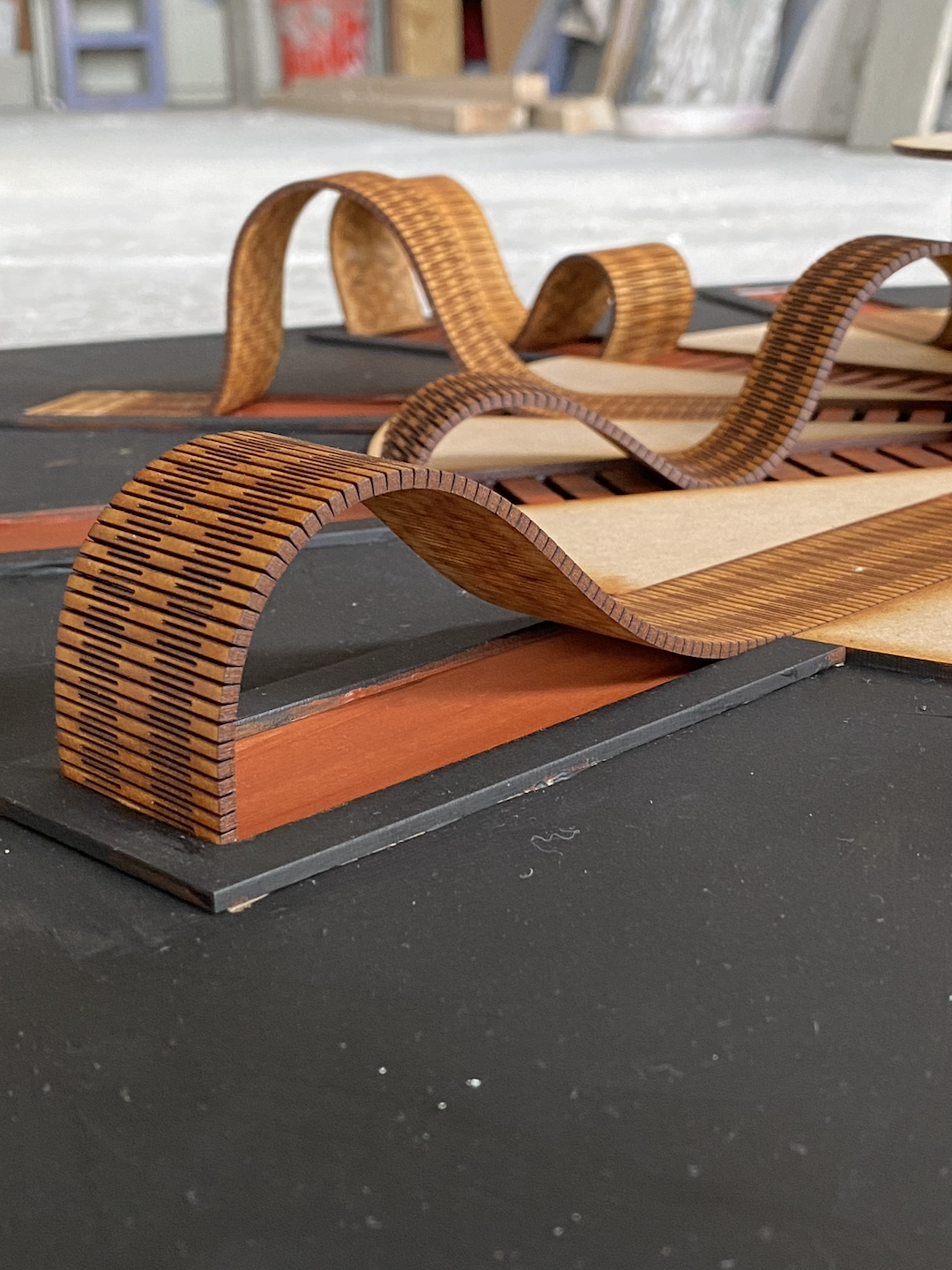 Wooden furniture texture